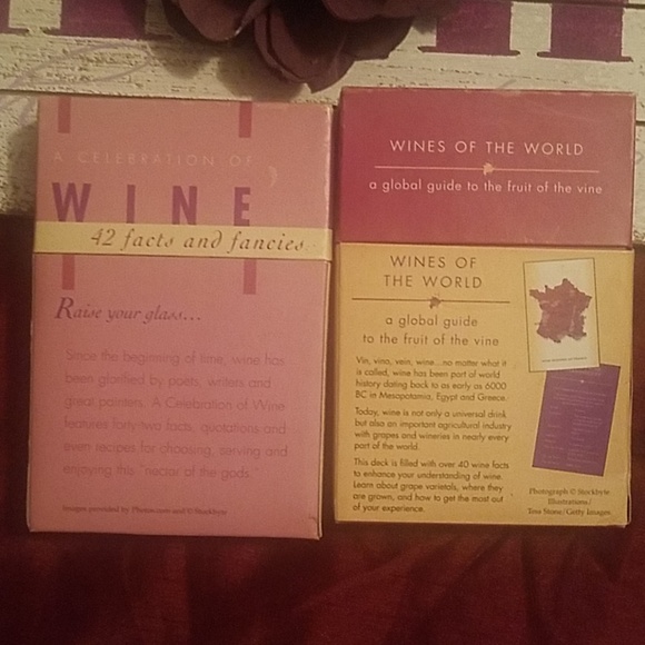 💖🥂Classic, Two decks of wine facts!💖🥂 - Picture 4 of 6